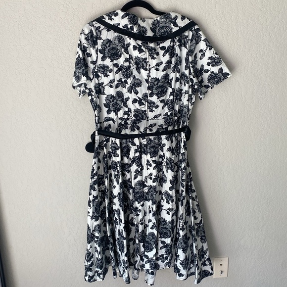 Hell Bunny Vixen Retro Swing Dress XXXL - Picture 6 of 6